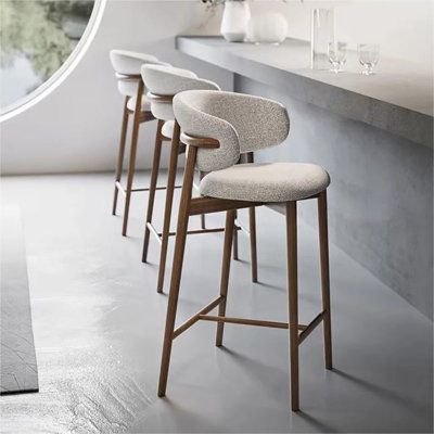 Backrest Dining Barstool